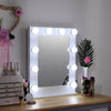 Hollywood Mirror with Light Dressing Room Table Illuminated White Vanity Mirror