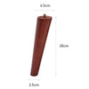 Set of 4 Oak Wood Furniture Legs Feet 10° Angled Oblique Tapered Stand Hoolder