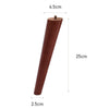 Set of 4 Oak Wood Furniture Legs Feet 10° Angled Oblique Tapered Stand Hoolder