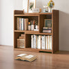 Expandable Bamboo Desktop Bookshelf Desktop 3/4 Storage Rack Organizer Bookcase