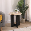 Mid Century 50cm Round Coffee Table Side Table for Living Room&Apartment Wooden