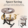 2 Tier Small Sofa Side Table Coffee End Round Table Shelf Living Room Bedroom