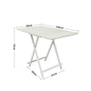 Wood Folding Breakfast Desk 2-6 Person Portable Space Saving Bistro Coffee Desk