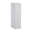 3/4/5/6/8 Drawers Mobile Metal Office Filing Cabinet Cupboard Storage on Castor
