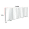 Expanding 3 4 Panel Pet Dog Barrier Gate Guard Fench Doorway Safety Freestanding