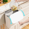 Kitchen Rubbish Bin Waste Recycling Baskets Handy Dustbin Lidded Bathroom Slim