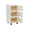 2/3/4/5 Layer Floor Standing Bedside Table Cabinet Drawers Storage Unit on Wheel