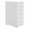 3/4/5/6/8 Drawers Mobile Metal Office Filing Cabinet Cupboard Storage on Castor