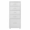 3/4/5/6/8 Drawers Mobile Metal Office Filing Cabinet Cupboard Storage on Castor