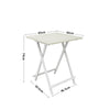 Wood Grain Square Folding Dining Table 2-4 Person SpaceSaving Kitchen Table Cafe