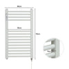 Electric Towel Rail Radiator Heated Bars Bathroom Towel Underwear Warmer Rack