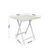 Wood Grain Square Folding Dining Table 2-4 Person SpaceSaving Kitchen Table Cafe