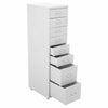 3/4/5/6/8 Drawers Mobile Metal Office Filing Cabinet Cupboard Storage on Castor