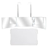 3 Way Mirror System 360° For Self Hair Cut DIY Tool 3-Colour Dimmable LED Light