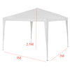 3X3 3X4M Outdoor Car Canopy Portable Cover Gazebo Garage Shelter Carport Tent UK