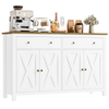 Sideboard Kitchen Storage Cabinet 4 Door 2 Drawer Large Unit Living Dining Rooms