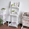 3/4 Tier Foldable Wooden Plant Stand Ladder Shelf Display Bookshelf Storage Rack