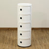 Round Storage Unit Bathroom Cabinet Chest Cupboard Side Table Vintage Postbox UK