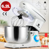 7L Pro Electric Food Stand Mixer Tilt-Head 6 Speed Stainless Steel Bowl 1400W