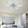 Ceiling Fan Light LED 3-Color Dimmable Chandelier Lamp W/ Bluetooth APP Control