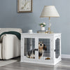 Furniture Style Dog Crate, Puppy Cage End Table, Pet Kennel House with Doors