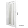 PVC Wood Effect Folding Door Internal Doors Accordion Concertina Sliding Door