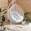 Hanging Egg Chair Rattan Outdoor Indoor Patio Garden Swing Chairs With Cushion