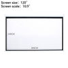 Pull Down Manual Projector Screen Ceiling Wall Mount 4:3/ 16:9 Home Office Movie