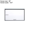 Pull Down Manual Projector Screen Ceiling Wall Mount 4:3/ 16:9 Home Office Movie