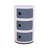 Round Storage Unit Bathroom Cabinet Chest Cupboard Side Table Vintage Postbox UK