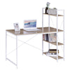 Computer Table Home Office Student Working Study Writing Desk with Bookshelf MDF