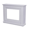 30" Electric LED Flame Fireplace Inset Fire Surround Suite with Mantelpiece Deco