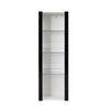 Modern Display Tall Cabinet Bookcase Shelving Units with LED Light 3 Glass Shelf