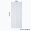 2M Folding Door Single Panel PVC Plastic Sliding Door Indoor Closet Room Divider