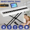 ♬Mustar 88 Semi Weighted Keys Digital Piano PortableKeyboard Pedal Stand Stool