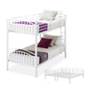 Metal Single & Triple Bunk Beds Frame Double & Single Kids Bedroom Furniture UK