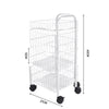 Tiered Kitchen Food Veg Storage Bathroom CaddyRack Organise Fruit Trolley Basket