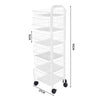 Tiered Kitchen Food Veg Storage Bathroom CaddyRack Organise Fruit Trolley Basket
