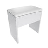 Dressing Table Makeup Desk with LED Light Mirror Drawer Stool Bedroom Vanity Set