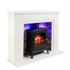 Electric Fireplace Suite with Black Stove & Flue - Endeavour Fires Farlington
