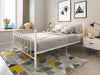 Strong Metal Bed Frame 4ft 4ft6 Double Size Solid Bedstead Base +MATTRESS