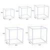 Geometric Metal Frame Flower Stand Pedestal Rack Wedding Centerpiece Stage Deco