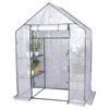 Greenhouse PE Plastic Garden Plants Grow Green House Cover w/ 4 Shelves Outdoor