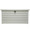 Garden Storage Box Metal Lockable Chest Tool Box Outdoor Deck Cushion Organiser
