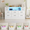 10 Drawers Chest of Drawers Bedside Cabinet Storage Bedroom Furniture Non-woven