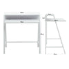 Small Computer Desk Home Office Writing Desk Living/Study/Library/Bedroom Table