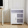 Floor Standing Printer Stand Home Office Storage Cabinet Shelf Rack with Wheels
