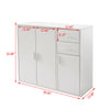 Sideboard Cabinet Cupboard Unit Storage Furniture With Drawers & Doors 4 Colors