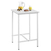Breakfast Bar Table Metal Frame Long Counter Height Dining Sofa Console Table