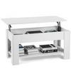 Coffee Table With Storage Lift Top Up Drawer Shelf Wooden Living Room Furniture